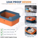 Foodie Puppies Large Open-Top Cat Litter Tray view 3