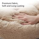 Amazon Basics Faux Fur Donut Bed (Medium) view 4