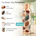 The Better Home Copper Water Bottle 950ml - Foliage view 3