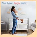 LuvLap C-75 Wooden Baby Cot with Mattress view 4