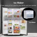 LG 650L Smart Inverter Side-by-Side Refrigerator GL-B257HDS3 view 10