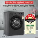 LG 7 Kg 5 Star AI Direct Drive Steam Front Load (FHB1207Z2M) view 4