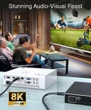 BlueRigger 8K HDMI 2.1 Cable 3.3FT view 4