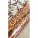 Indian Art Villa Copper Bottle Dark Embossed 900ml view 4