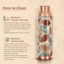 Amazon Solimo Meenakari Copper Bottle 950ml view 7