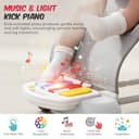 Baybee Nestra Rocker & Bouncer with Music & Light Kick Piano view 6