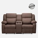 Duroflex Avalon Twin 2 Seater Fabric Manual Recliner Sofa view 4