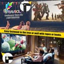 SAVSOL Portable 120' Screen (8x6 Ft, 4:3) view 6