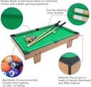 JETRA Tabletop Pool Table view 5