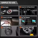 GoMechanic Gusto 12V Digital Tyre Inflator view 4