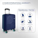 Safari Pentagon Pro 8 Wheels 55cm Cabin Trolley view 6