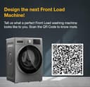 Whirlpool 8 Kg 5 Star Supreme Care Inverter Front Load (XS8014BWME) view 3