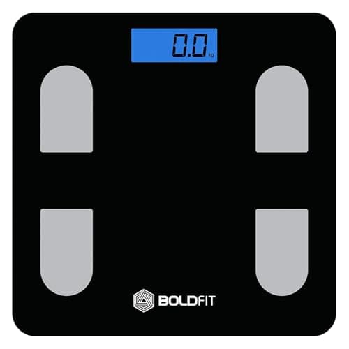 Boldfit Weight Machine for Home (LCD, Tempered Glass, 180 kg)