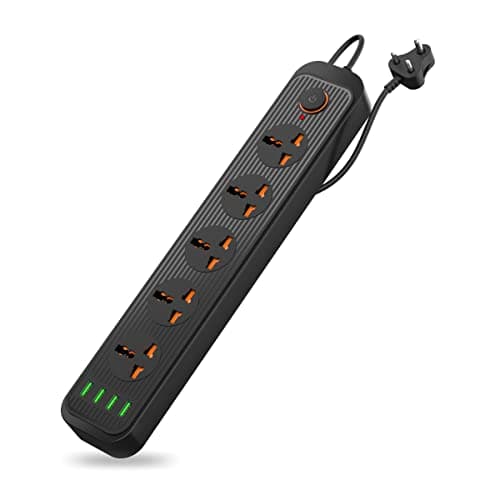 Portronics Power Plate 6 (20W USB-C PD + 5 Sockets)