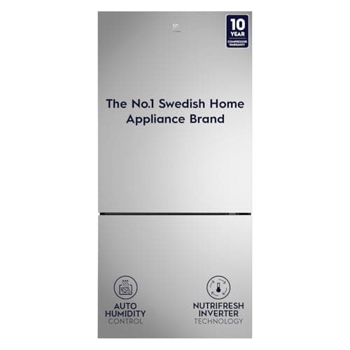 Electrolux 529L 1 Star Inverter Bottom-Mount Double Door Refrigerator (UltimateTaste 500, EBE5302C-S)