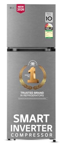 LG 251L 2 Star Smart Inverter Frost-Free Double Door Convertible Refrigerator (GLT2526XWDS, 2026 Model)