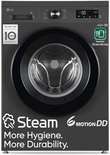 LG 7 Kg 5 Star AI Direct Drive Steam Front Load (FHB1207Z2M)