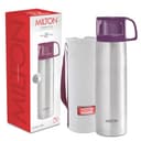 Milton Glassy 1000 Thermosteel Bottle with Cup Lid (1L)
