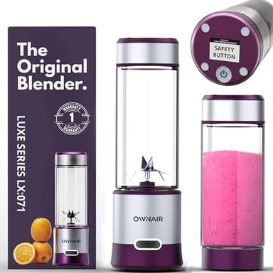 OWNAIR Portable Blender with Glass Jar