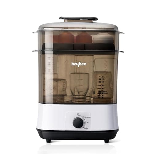 BAYBEE Puresteam Sterilizer and Dryer (8-Bottle)