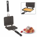 Orange Non-Stick Gas Waffle Maker