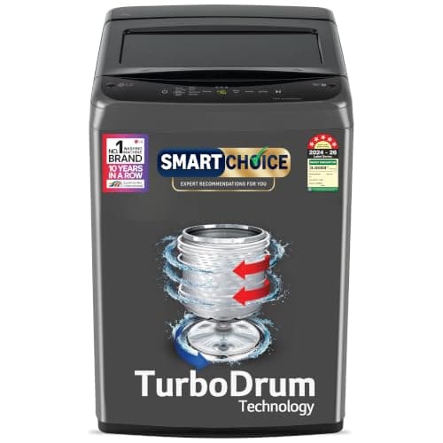 LG 7 Kg 5 Star Smart Inverter TurboDrum Fully Automatic Top Load (T70VBMB1Z)