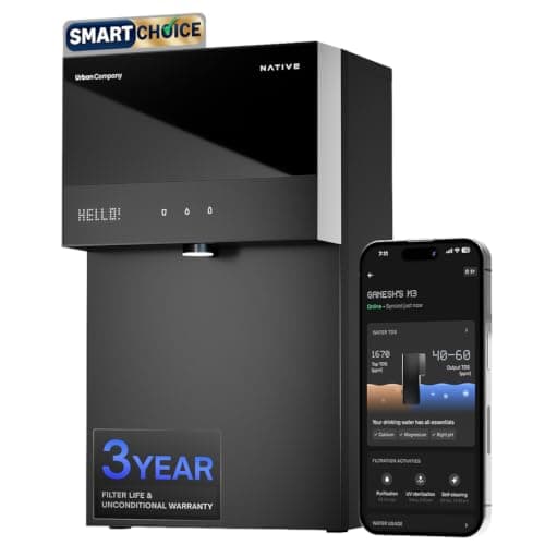 Native M3 Pro by Urban Company 10-Stage RO+UV+Copper+Alkaline+Mineraliser (6L)