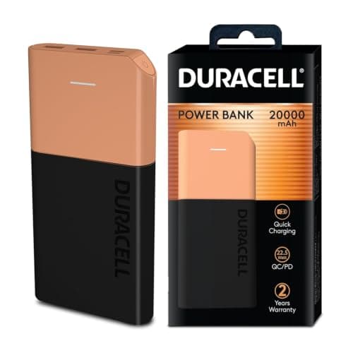 Duracell 20000mAh 22.5W Slimmest Power Bank