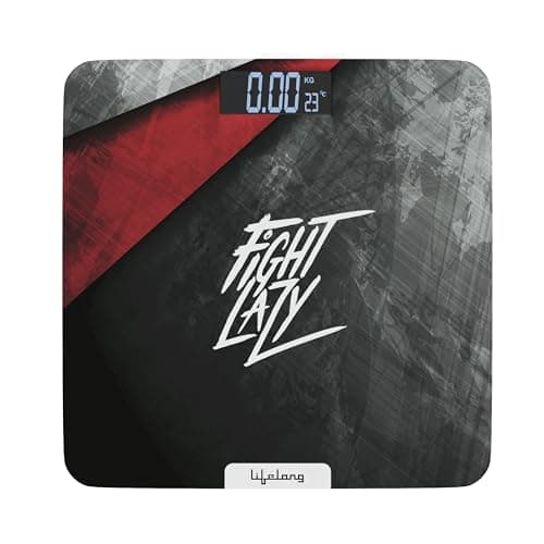 Lifelong ActiveFlex LLWS45 Weighing Scale (Tempered Glass, LCD)