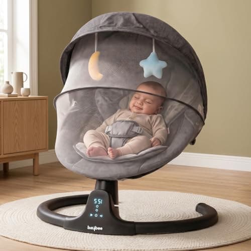 Baybee Lullabies Electric Baby Cradle and Swing