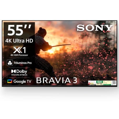 Sony BRAVIA 3 55' 4K AI Google TV (K-55S30B)