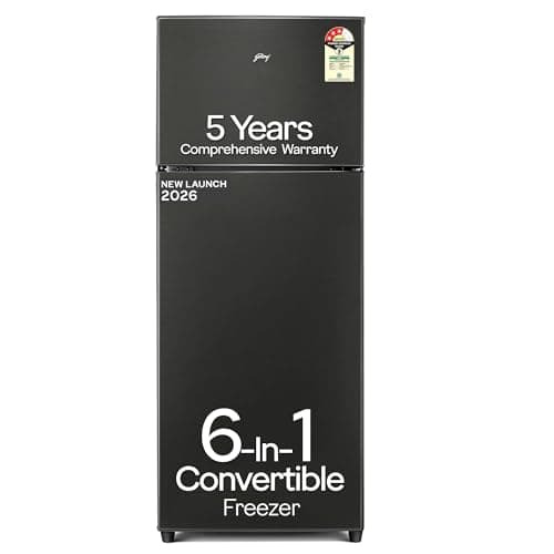 Godrej 244L 3 Star Inverter 6-in-1 Convertible Double Door Refrigerator (RT EONVALOR 280CN)