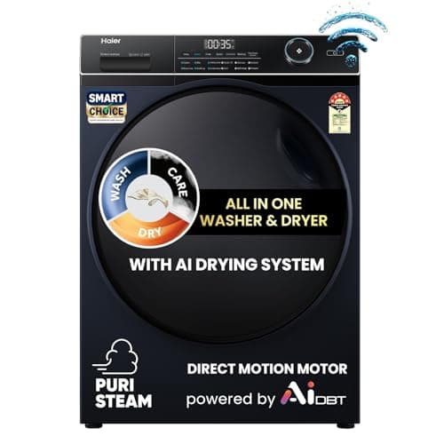 Haier 11Kg Washer Dryer with PuriSteam & i-Refresh