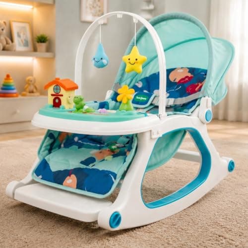 Baybee 3-in-1 Baby Rocker & Feeding Chair